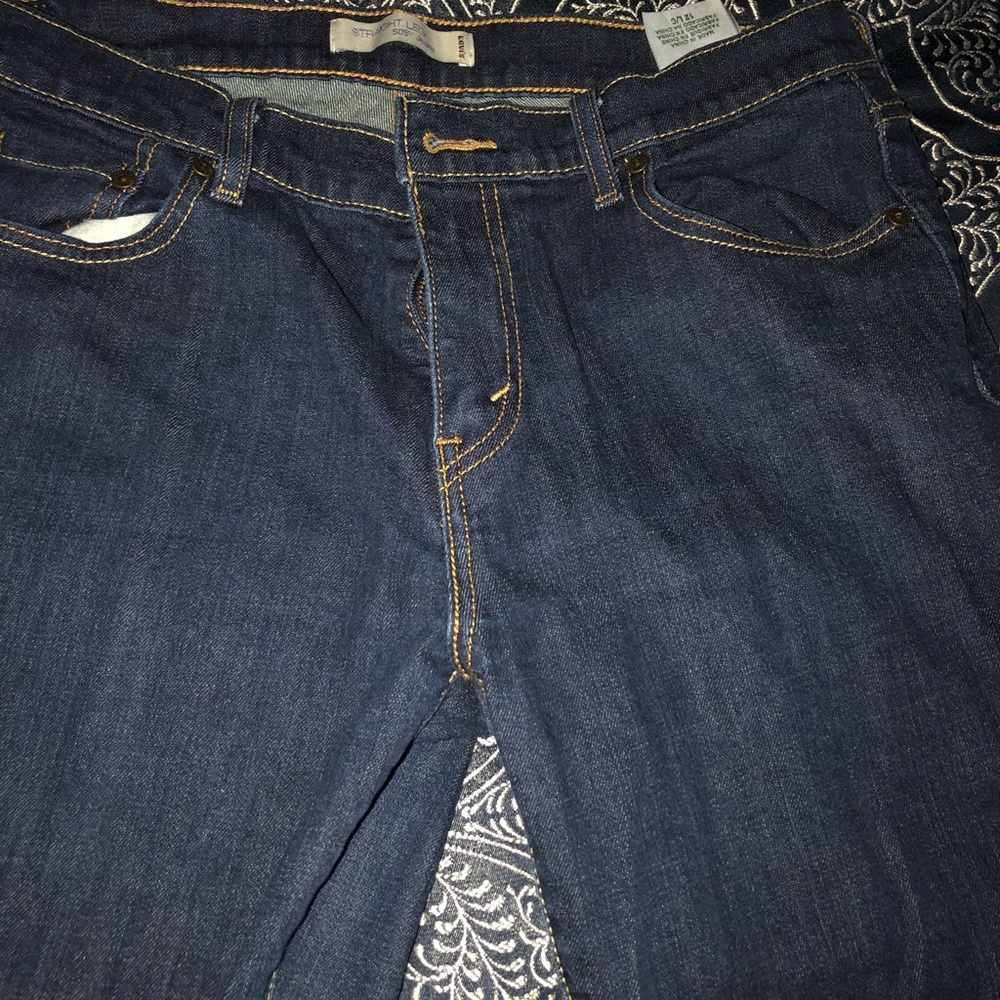 505 Straight Leg Jeans